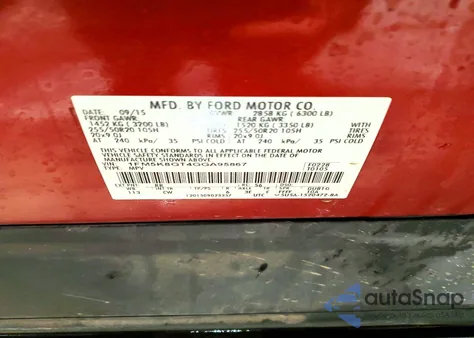 2016 Ford Explorer Sport z USA, uszkodzony, nr VIN 1FM5K8GT4GGA95867